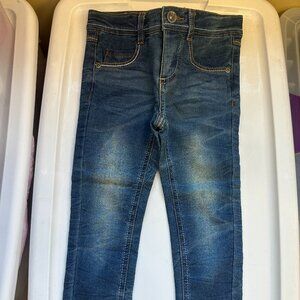 3 Pommes Dark denim skinny jeans